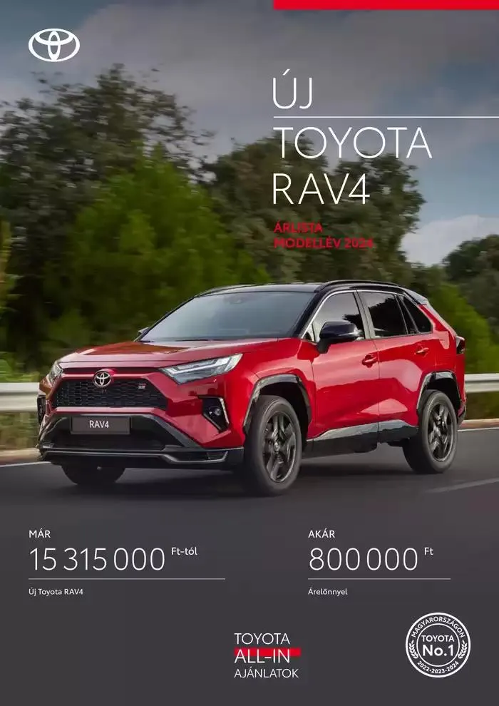 Katalógus Toyota RAV4 HYBRID január 11.-tól január 11.-ig 2026. - Oldal 1