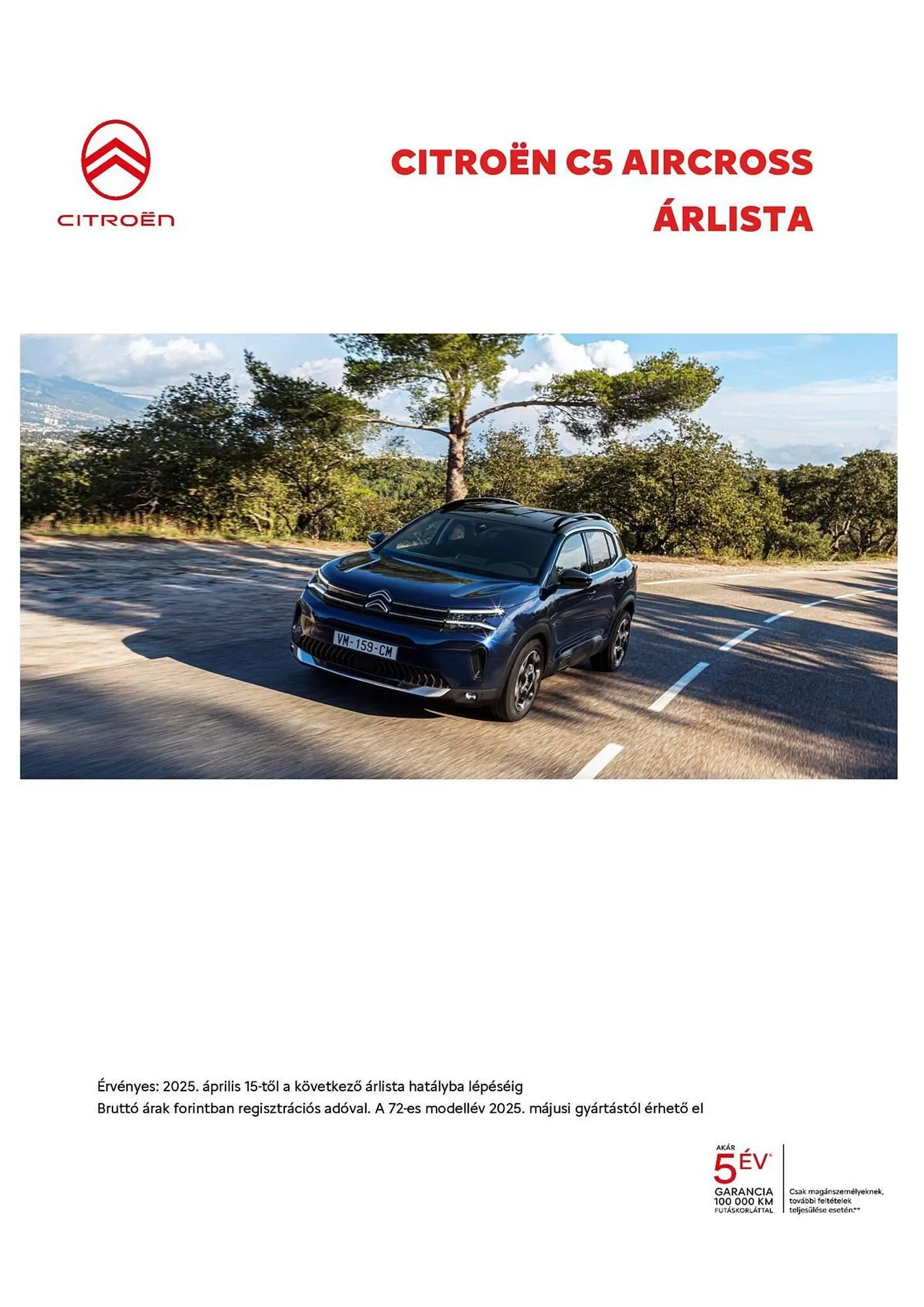 Katalógus Citroën akciós újság július 30.-tól november 30.-ig 2025. - Oldal 1