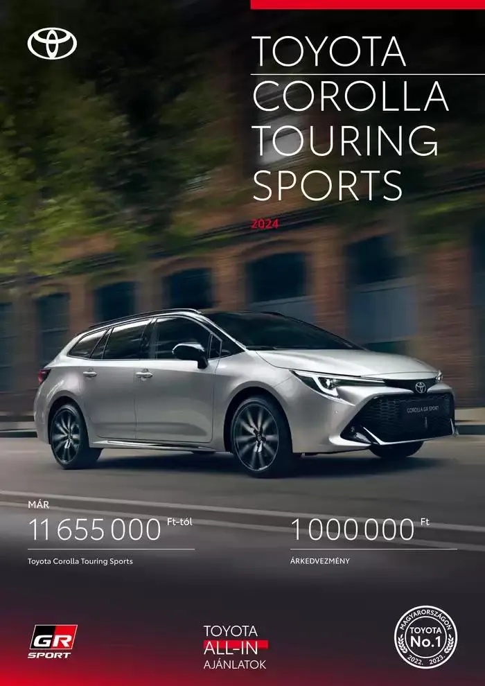 Katalógus Toyota Corolla TS MC23 december 18.-tól december 18.-ig 2025. - Oldal 1