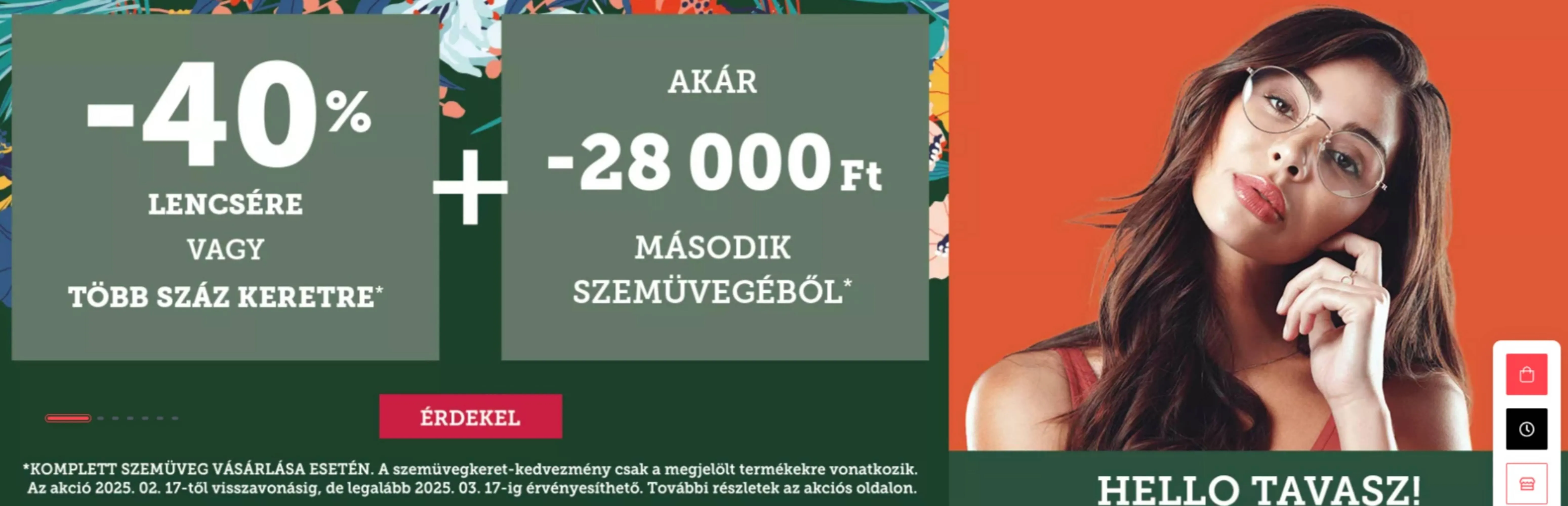 Katalógus Vision Express akciós újság február 25.-tól március 17.-ig 2025. - Oldal 1
