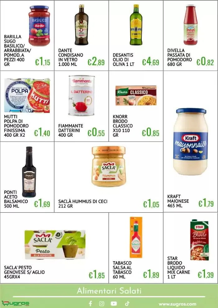 I sapori d'italia oltre i confini da 20 aprile a 10 maggio di 2025 - Pagina del volantino 21