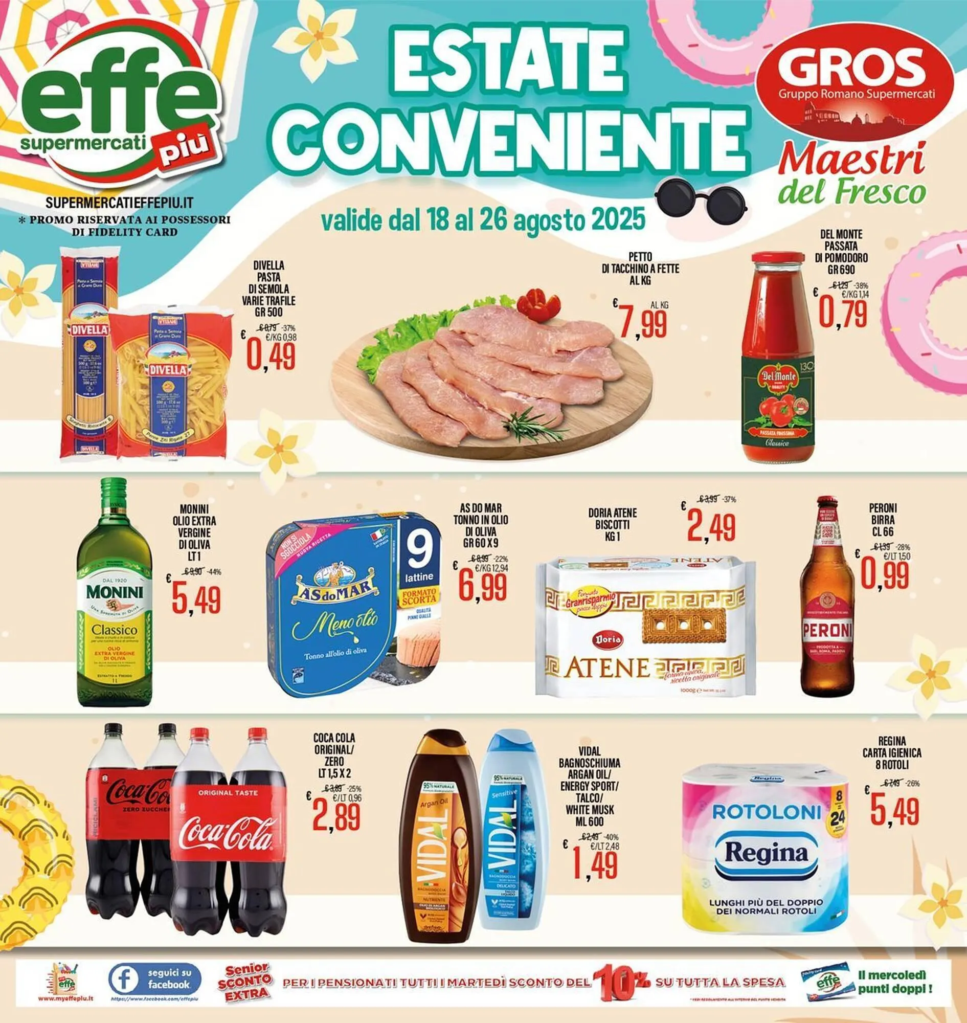 Volantino Supermercati EffePiù da 18 agosto a 26 agosto di 2025 - Pagina del volantino 1