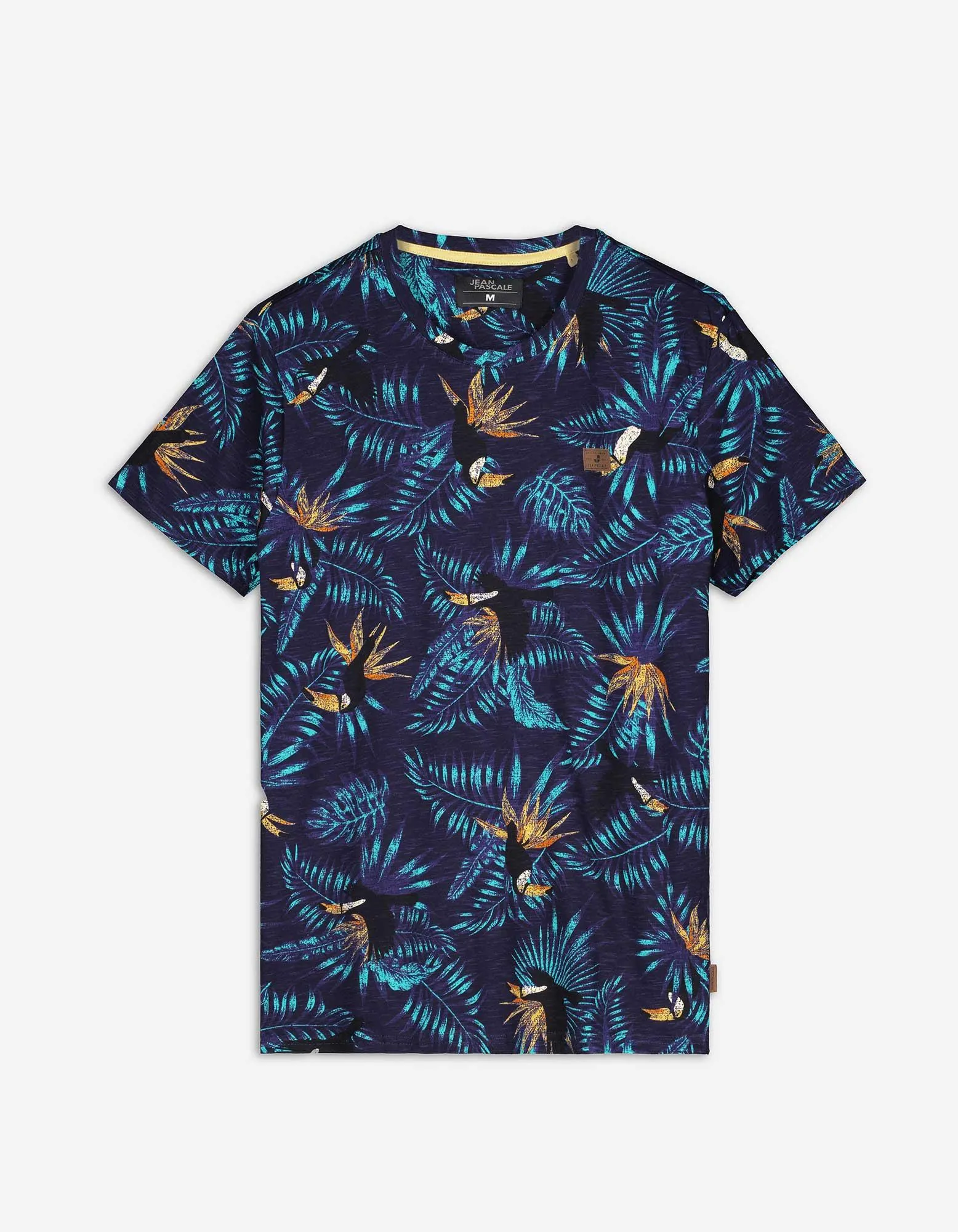 Tricou - Patch de etichetă - Albastru inchis