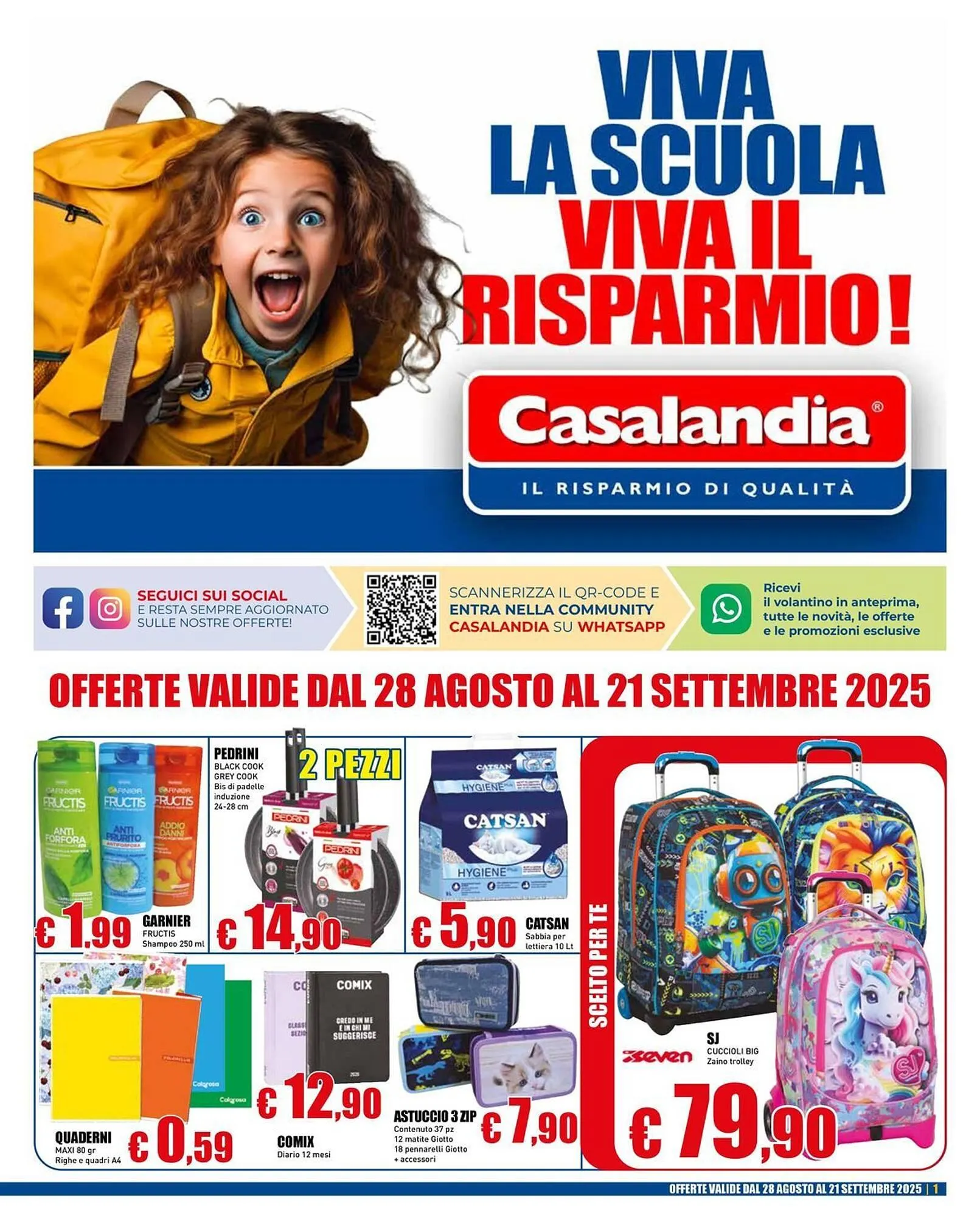Volantino Casalandia da 28 agosto a 21 settembre di 2025 - Pagina del volantino 1