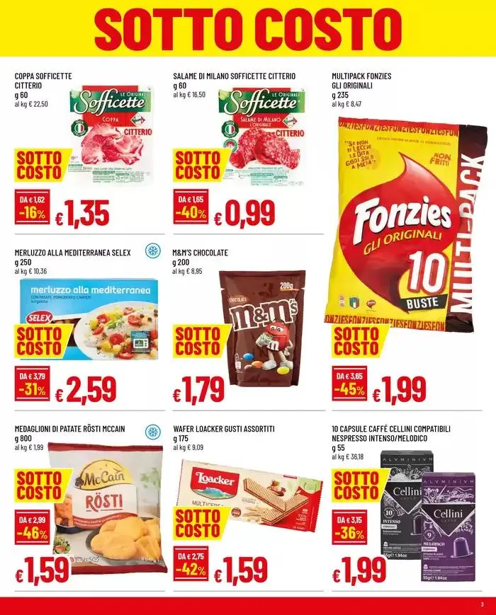 Sottocosto da 22 aprile a 1 maggio di 2025 - Pagina del volantino 3