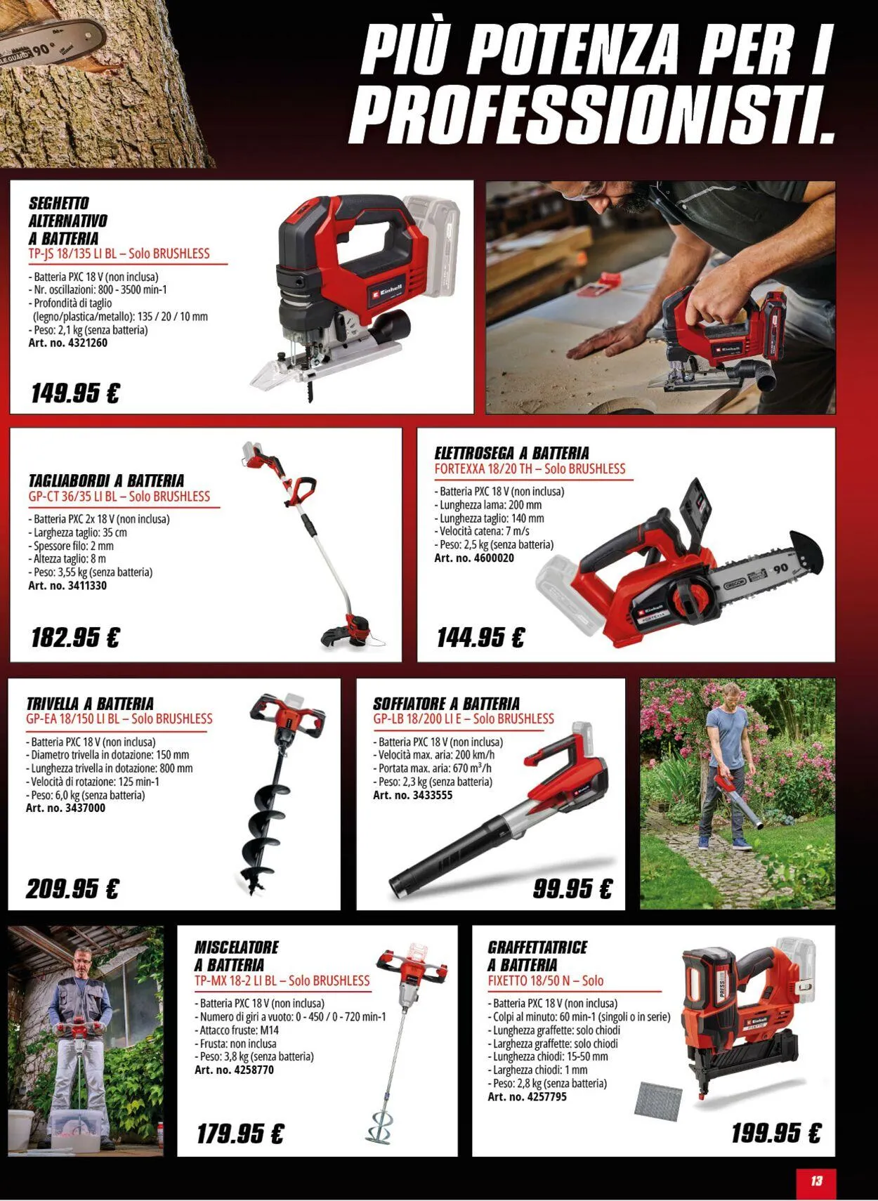 Einhell da 8 maggio a 8 giugno di 2025 - Pagina del volantino 13