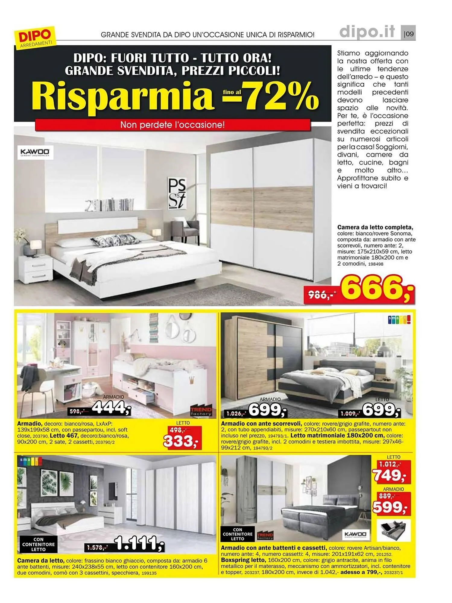 Volantino Dipo Arredamenti da 5 agosto a 17 agosto di 2025 - Pagina del volantino 9