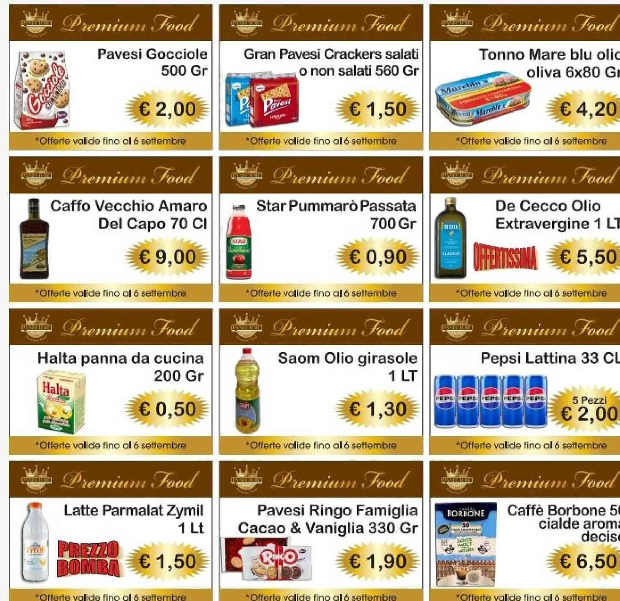 Volantino Mercati Alimentari da 22 agosto a 6 settembre di 2025 - Pagina del volantino 1