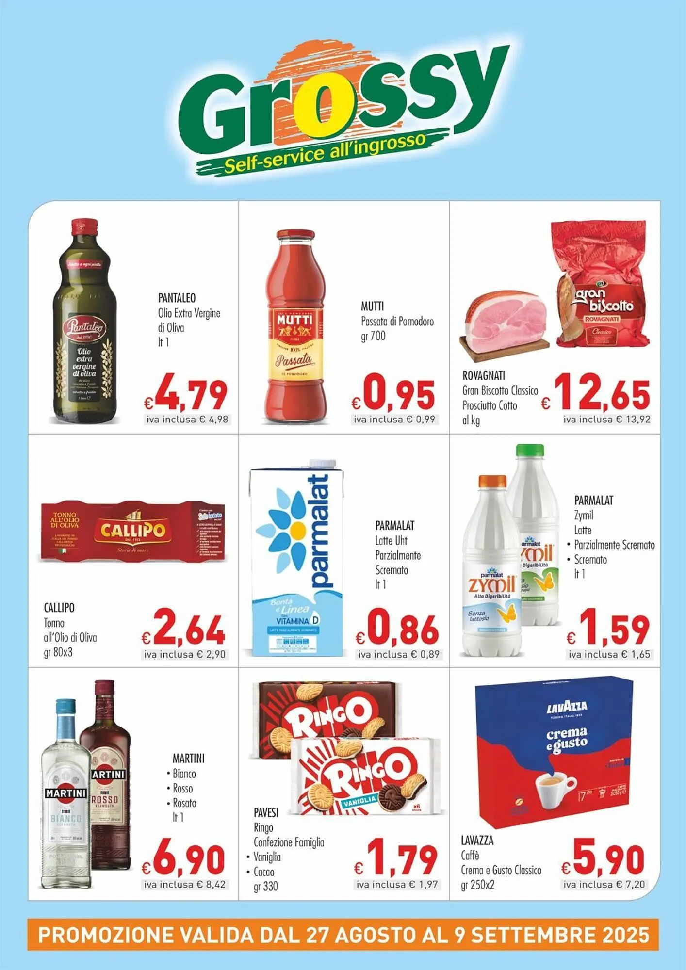 Volantino Cash & Carry Grossy da 27 agosto a 9 settembre di 2025 - Pagina del volantino 1