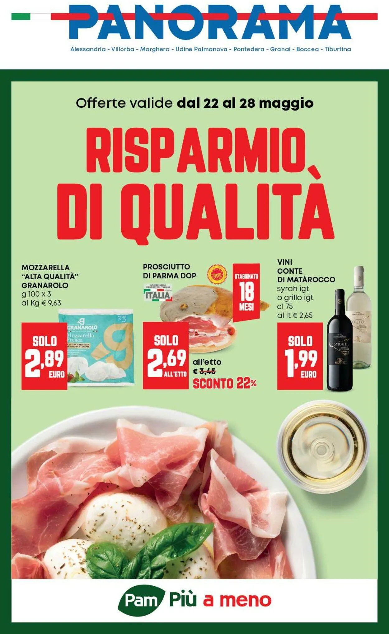 Pam Panorama Volantino attuale da 9 ottobre a 23 ottobre di 2025 - Pagina del volantino 1