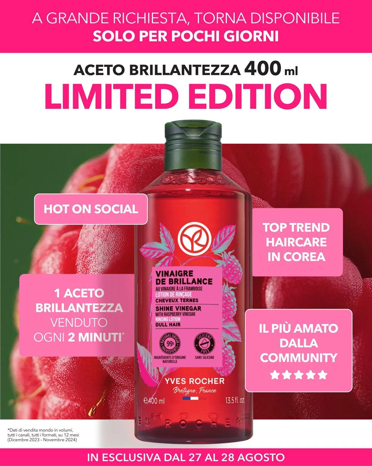 Yves Rocher Volantino attuale da 27 agosto a 29 agosto di 2025 - Pagina del volantino 1