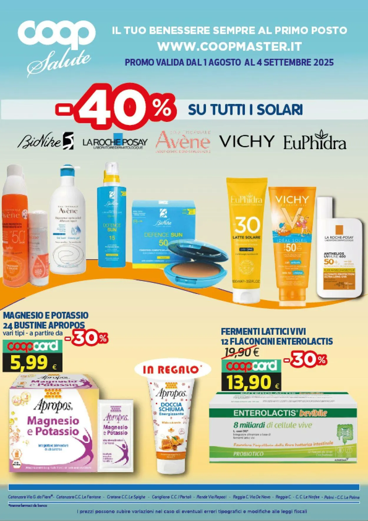 Coop Volantino attuale da 1 agosto a 4 settembre di 2025 - Pagina del volantino 1