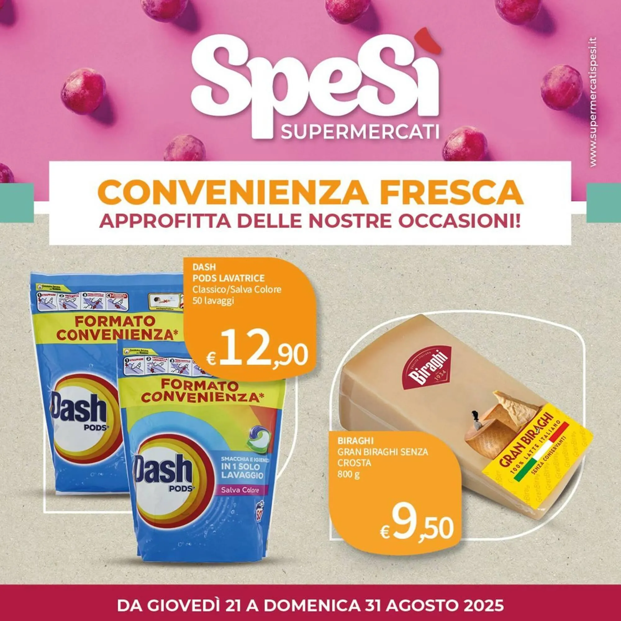 Volantino SpeSì da 21 agosto a 31 agosto di 2025 - Pagina del volantino 1