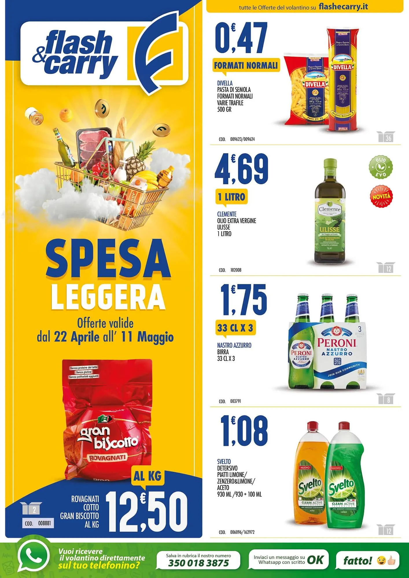 Volantino Flash & Carry da 22 aprile a 11 maggio di 2025 - Pagina del volantino 1