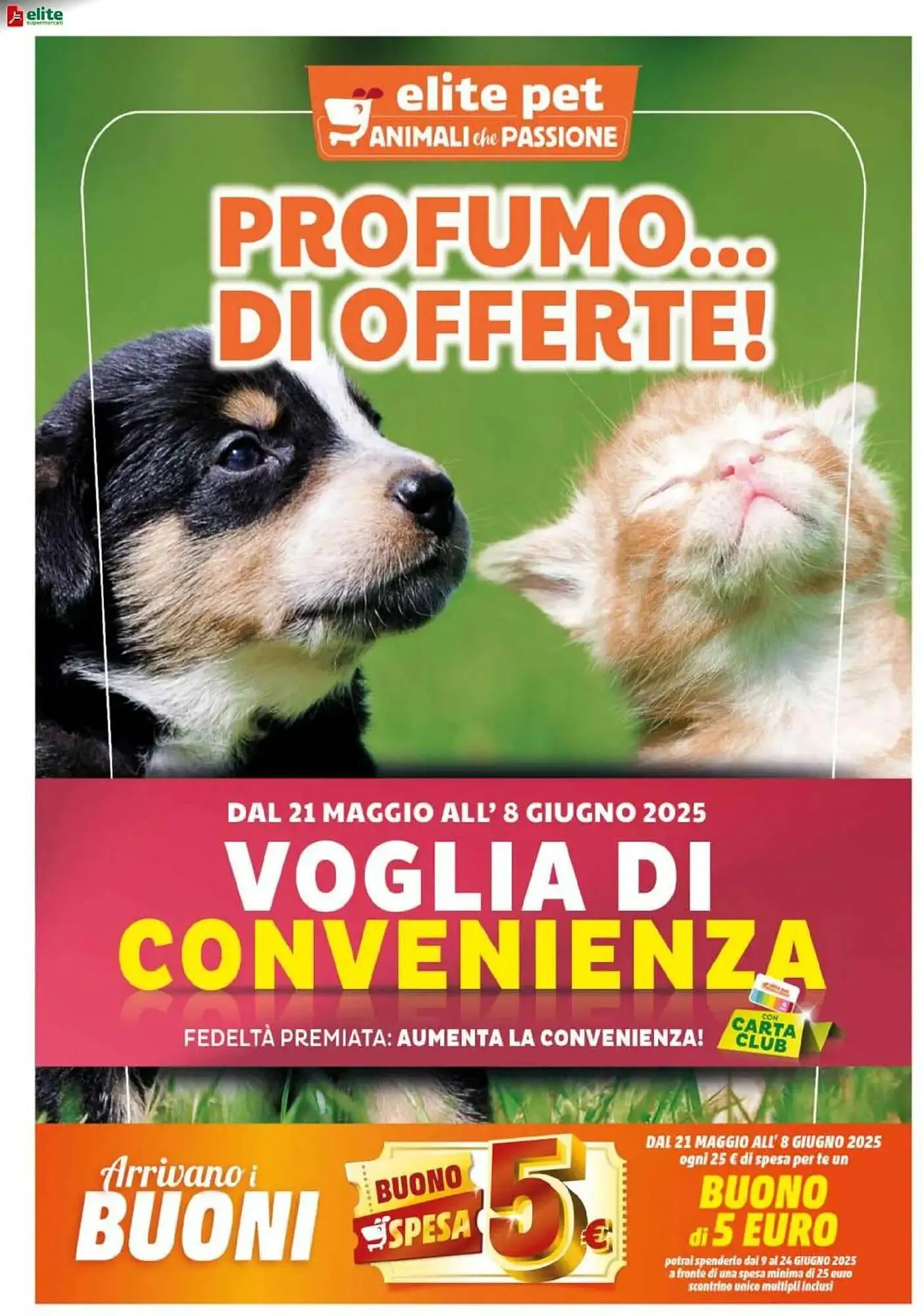 Volantino Elite Pet da 21 maggio a 8 giugno di 2025 - Pagina del volantino 1