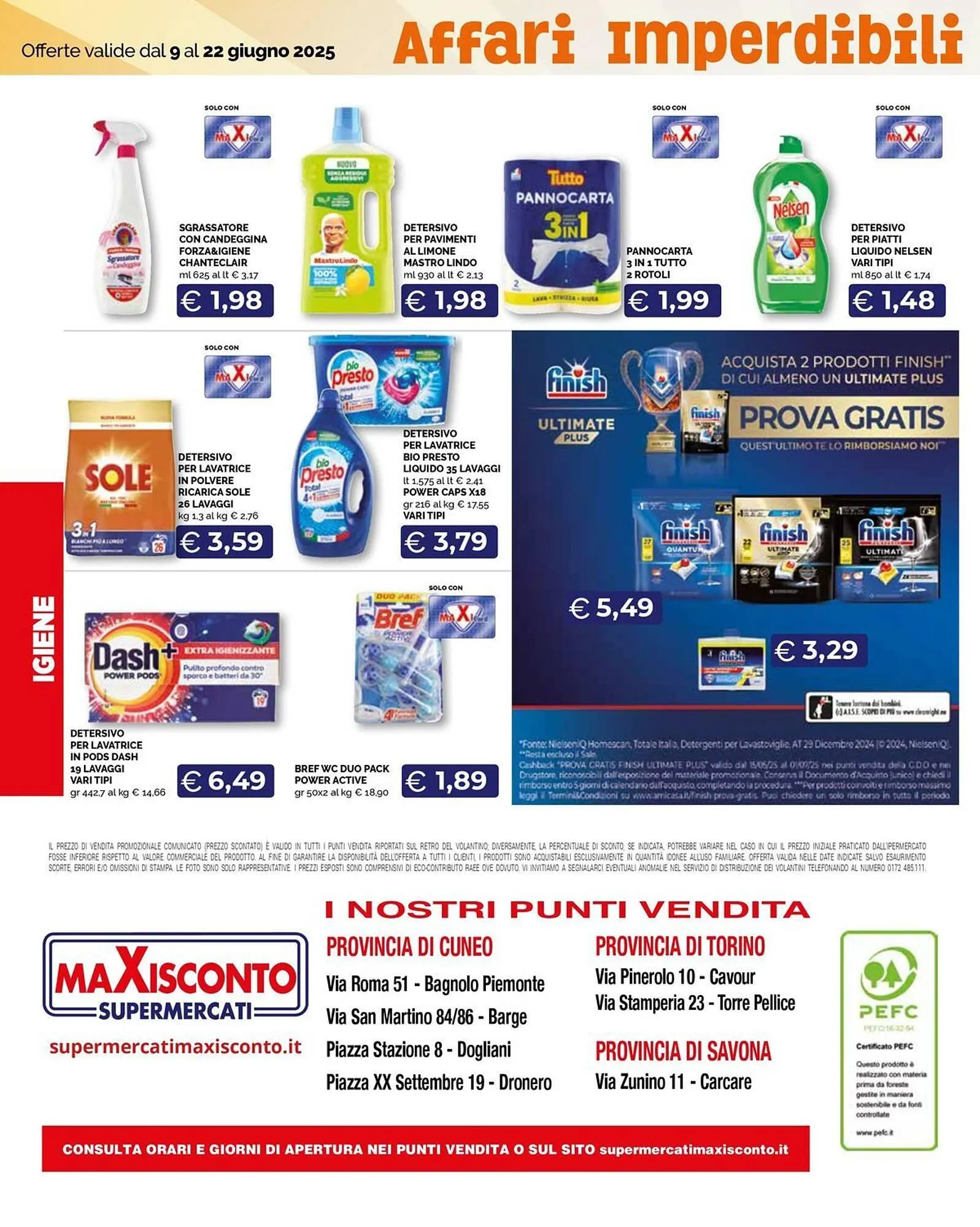 Volantino Maxisconto da 9 giugno a 22 giugno di 2025 - Pagina del volantino 12