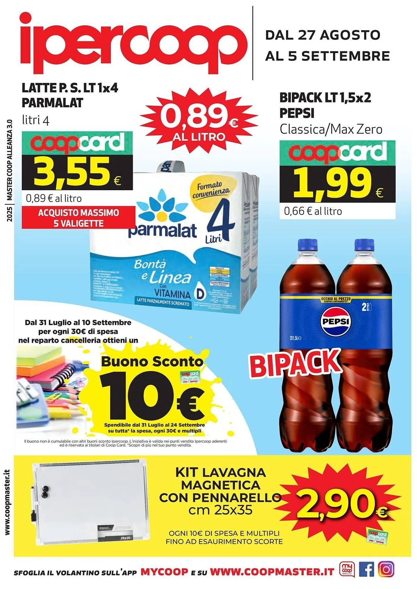 Volantino Ipercoop da 27 agosto a 5 settembre di 2025 - Pagina del volantino 1