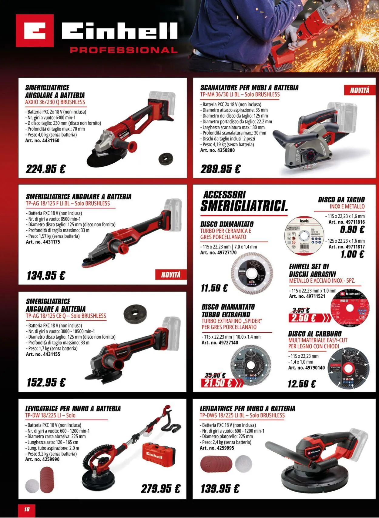 Einhell da 8 maggio a 8 giugno di 2025 - Pagina del volantino 16