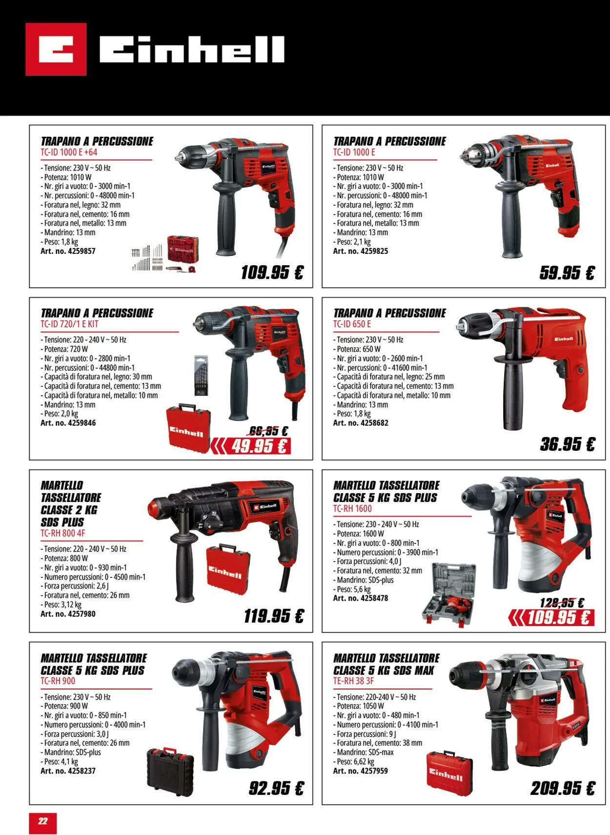 Einhell da 8 maggio a 8 giugno di 2025 - Pagina del volantino 22