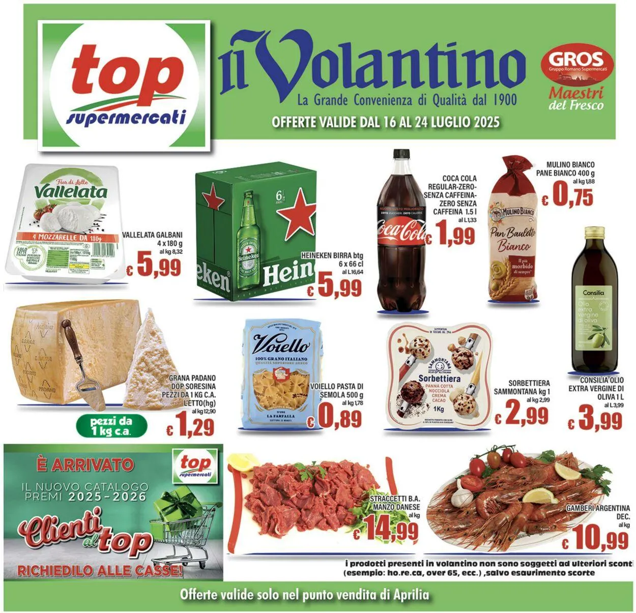 Top Supermercati Volantino attuale da 25 settembre a 9 ottobre di 2025 - Pagina del volantino 1