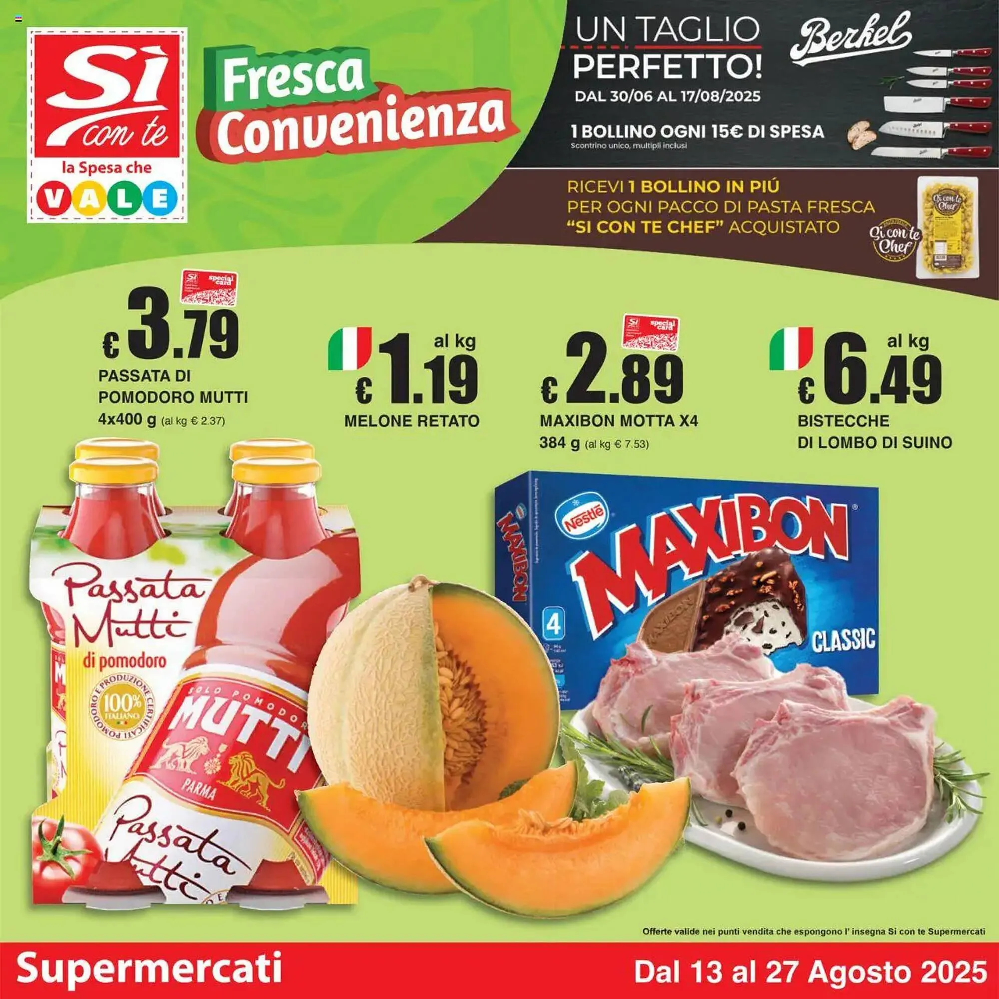 Volantino Sì con te da 13 agosto a 27 agosto di 2025 - Pagina del volantino 1