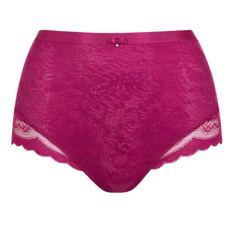 LIS-22195-WE- Slip alto in pizzo Evelyn - fucsia