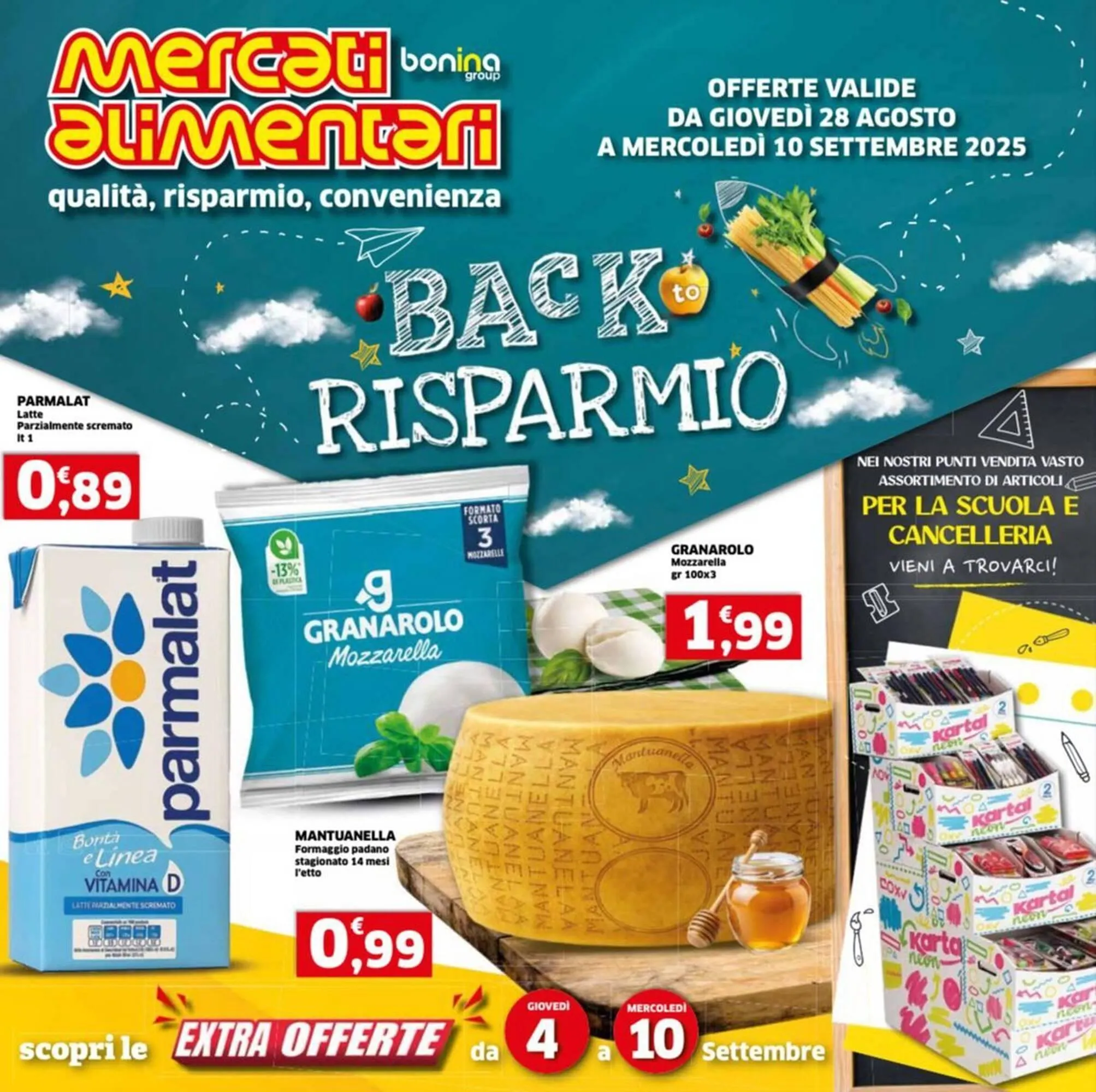 Volantino Mercati Alimentari da 28 agosto a 10 settembre di 2025 - Pagina del volantino 1