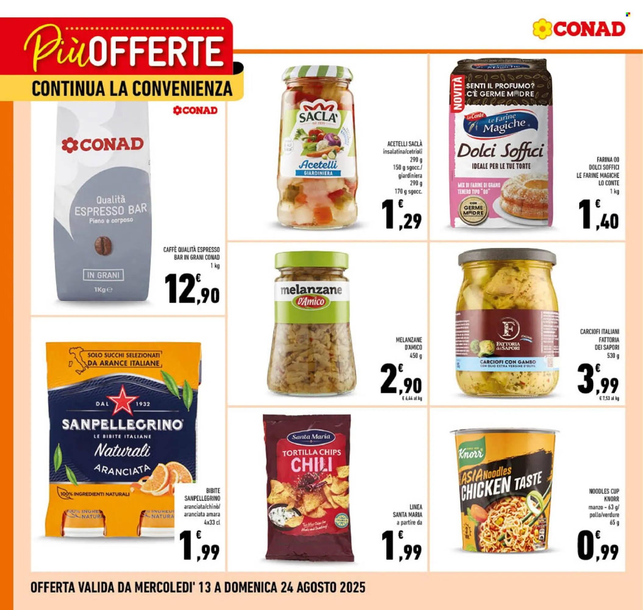 Volantino Conad da 13 agosto a 24 agosto di 2025 - Pagina del volantino 1