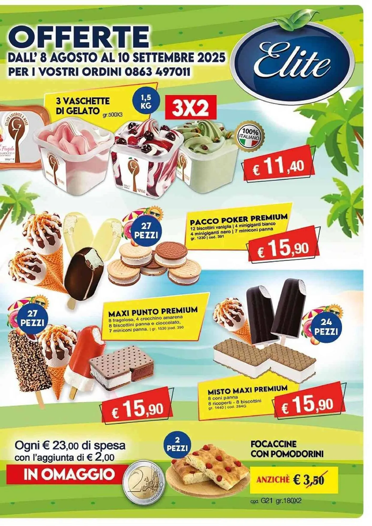Volantino Elite da 11 agosto a 10 settembre di 2025 - Pagina del volantino 1