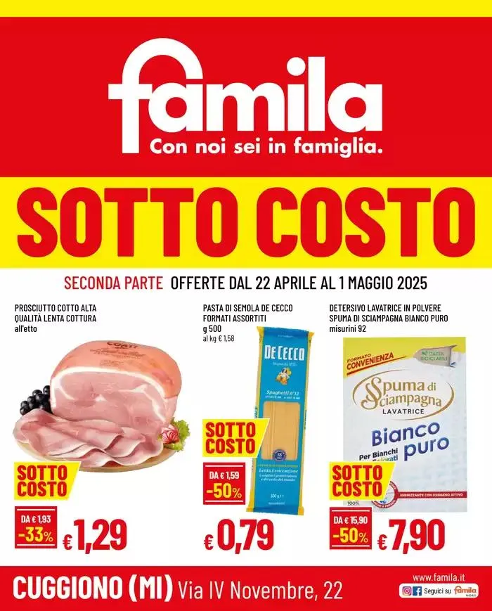 Sottocosto da 22 aprile a 1 maggio di 2025 - Pagina del volantino 1