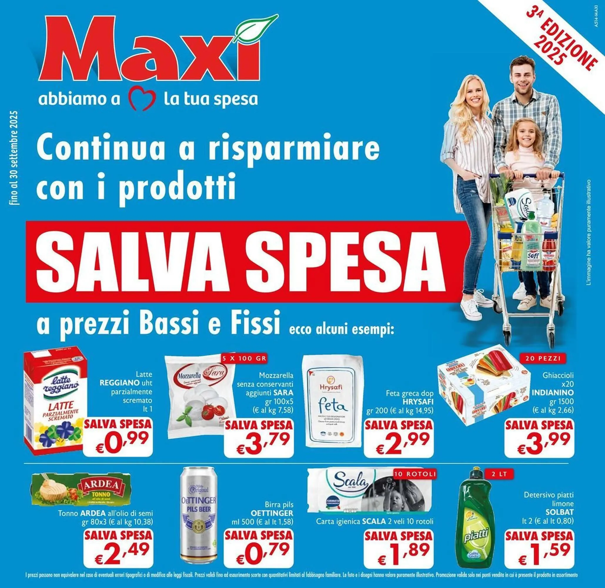Volantino Maxi Supermercati da 3 luglio a 30 settembre di 2025 - Pagina del volantino 1
