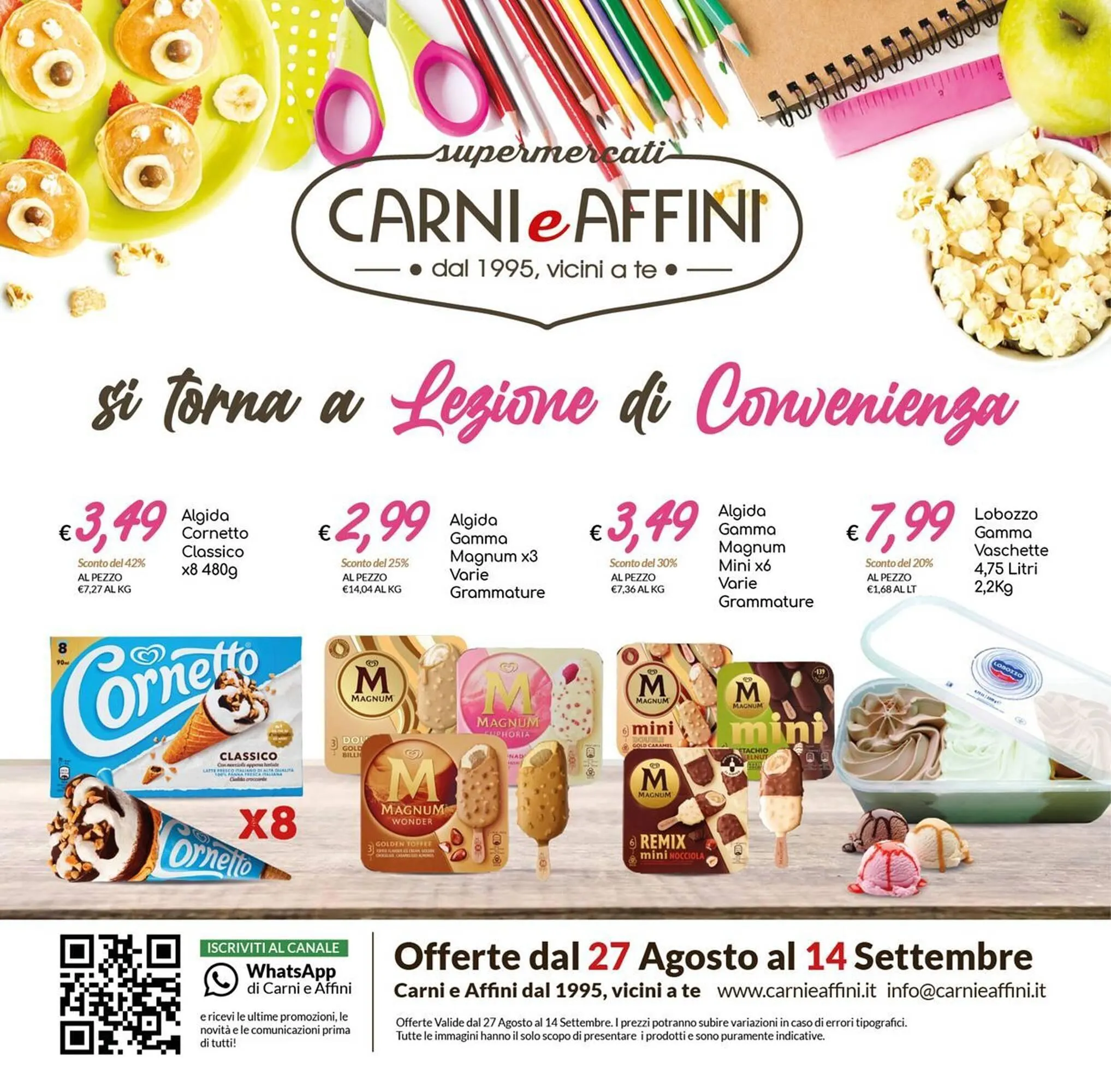 Volantino Carni e Affini Supermercati da 27 agosto a 14 settembre di 2025 - Pagina del volantino 1