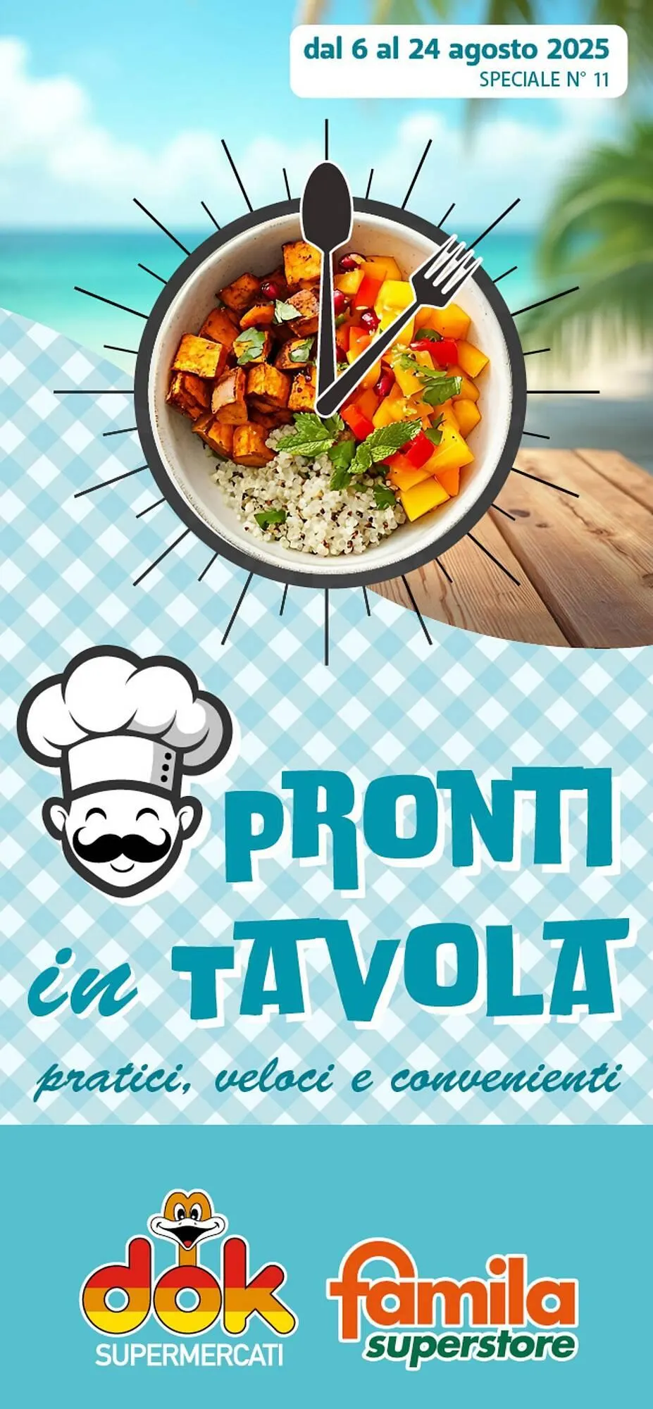 Volantino Supermercati Dok da 6 agosto a 24 agosto di 2025 - Pagina del volantino 1