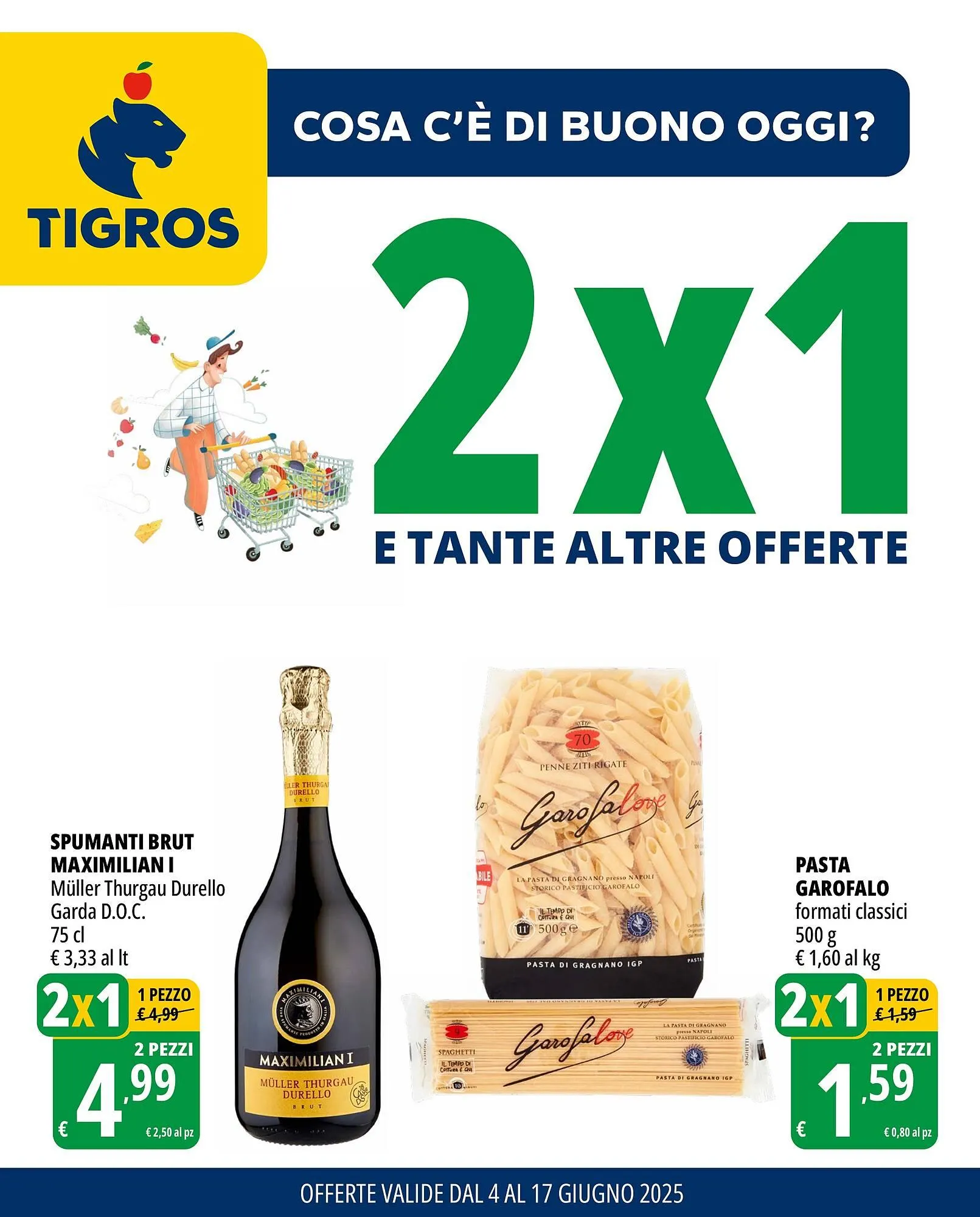 Volantino Tigros da 4 giugno a 17 giugno di 2025 - Pagina del volantino 1