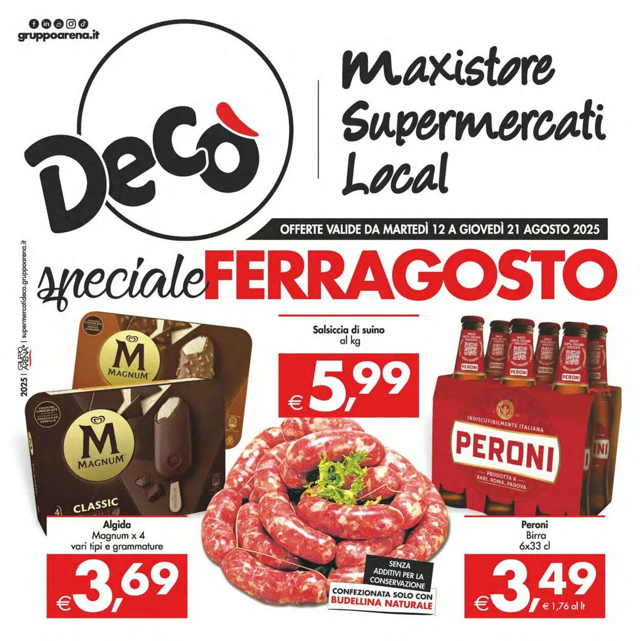Deco Volantino attuale da 12 agosto a 21 agosto di 2025 - Pagina del volantino 1