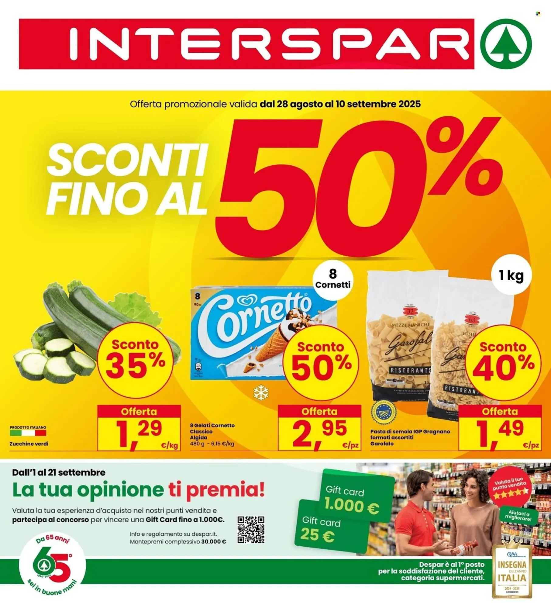 Volantino Interspar da 28 agosto a 10 settembre di 2025 - Pagina del volantino 1