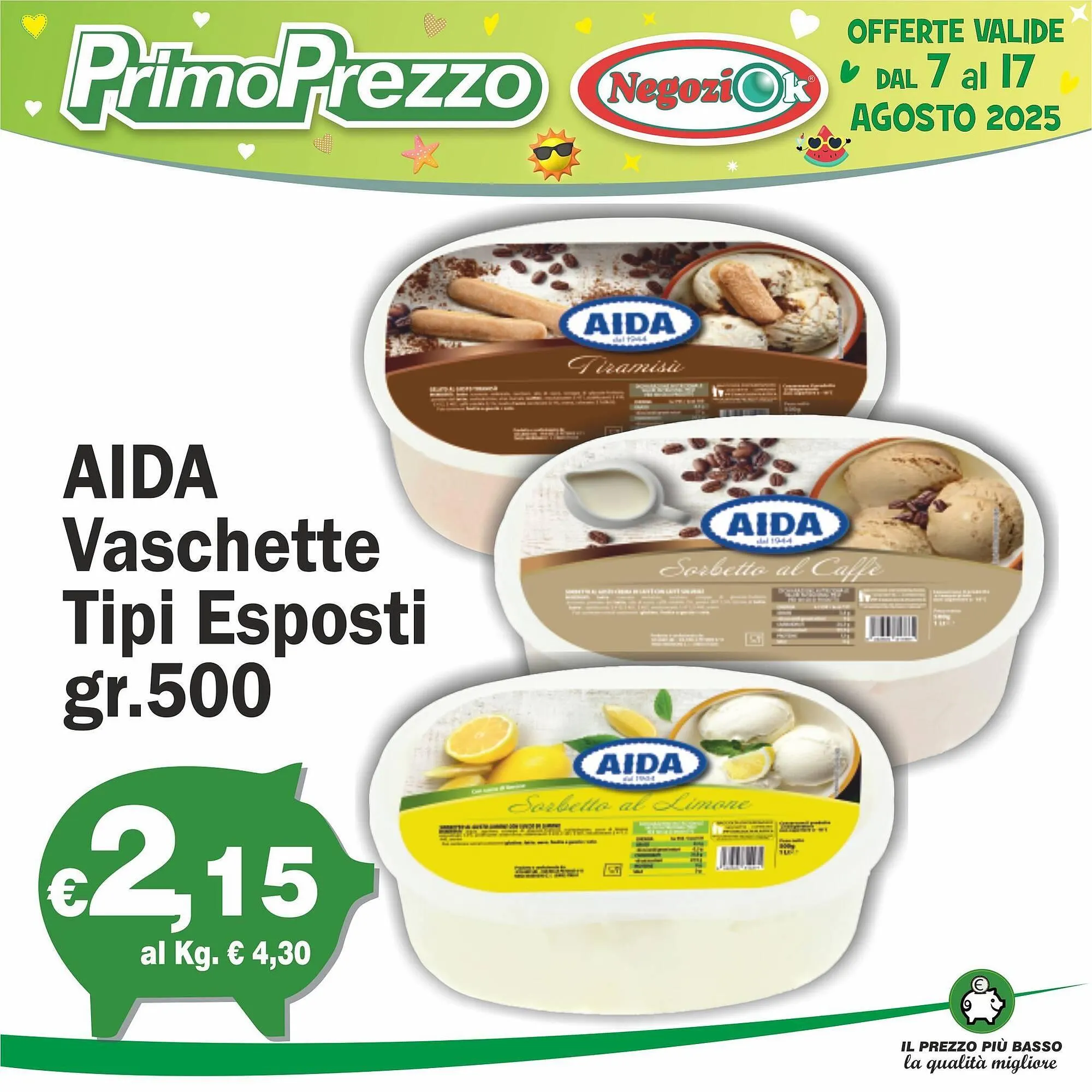 Volantino Primo Prezzo da 7 agosto a 17 agosto di 2025 - Pagina del volantino 1