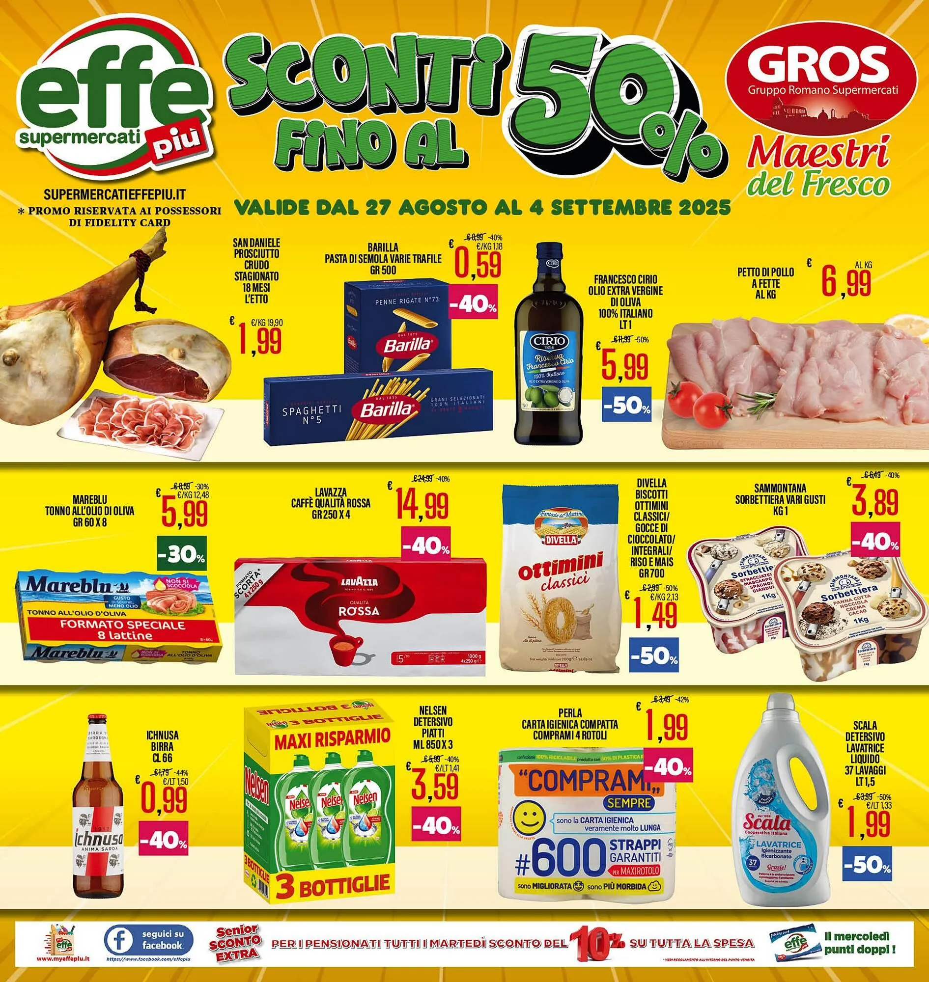 Volantino Supermercati EffePiù da 27 agosto a 4 settembre di 2025 - Pagina del volantino 1