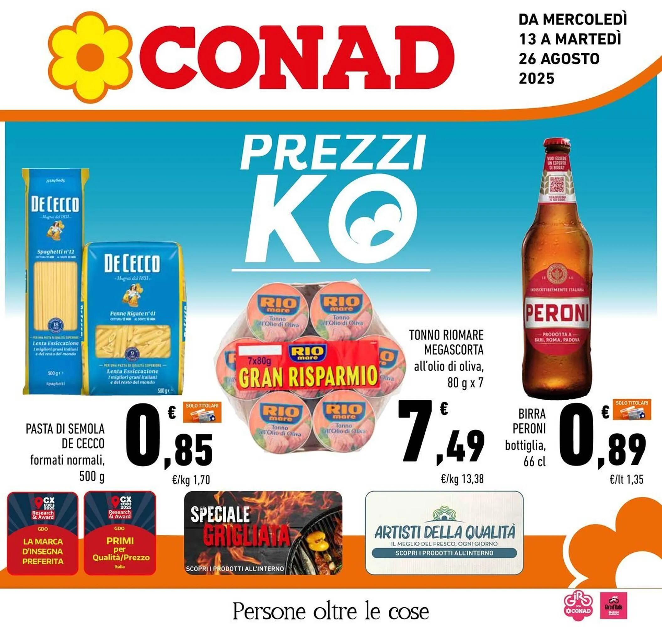 Volantino Conad da 13 agosto a 26 agosto di 2025 - Pagina del volantino 1