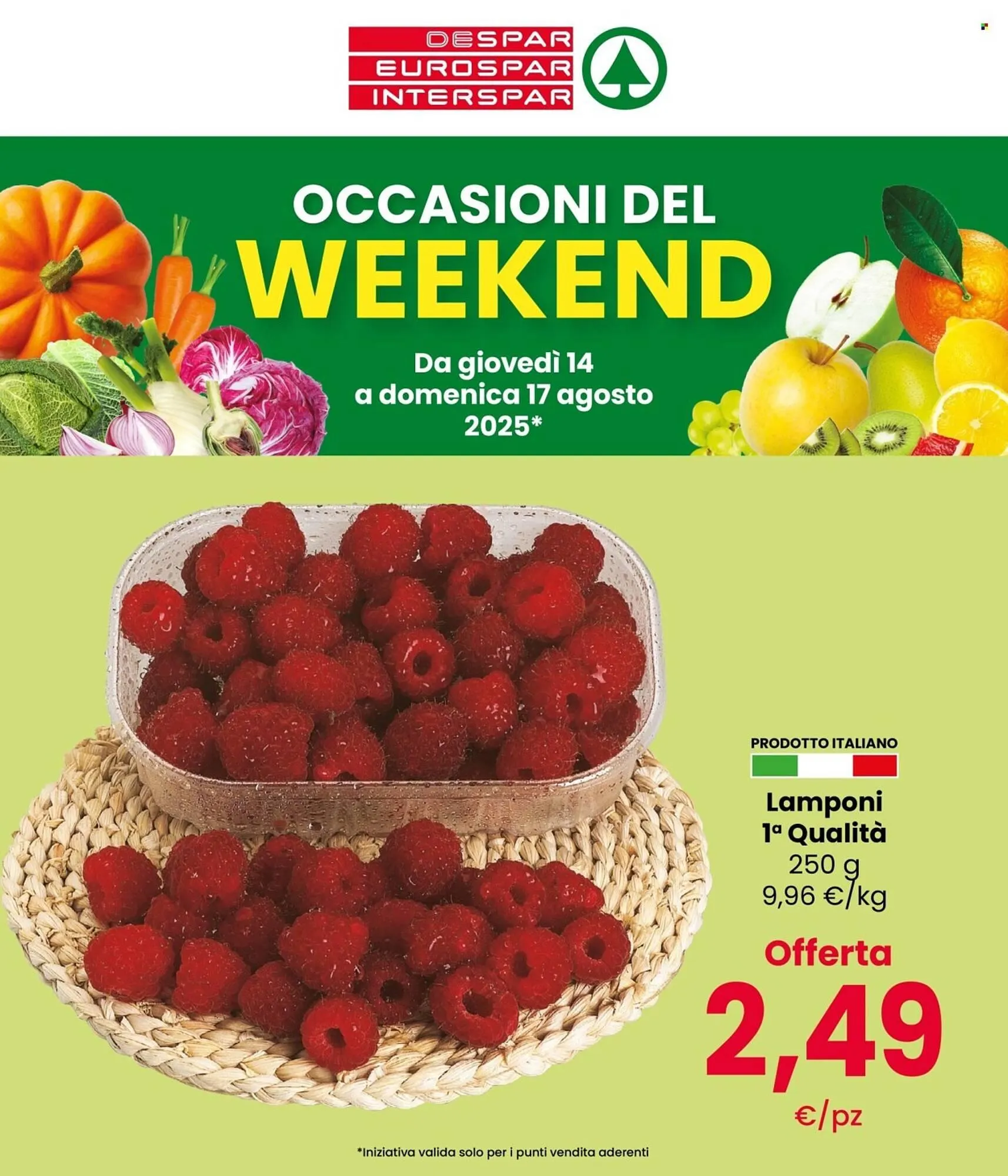 Volantino Despar da 14 agosto a 17 agosto di 2025 - Pagina del volantino 1