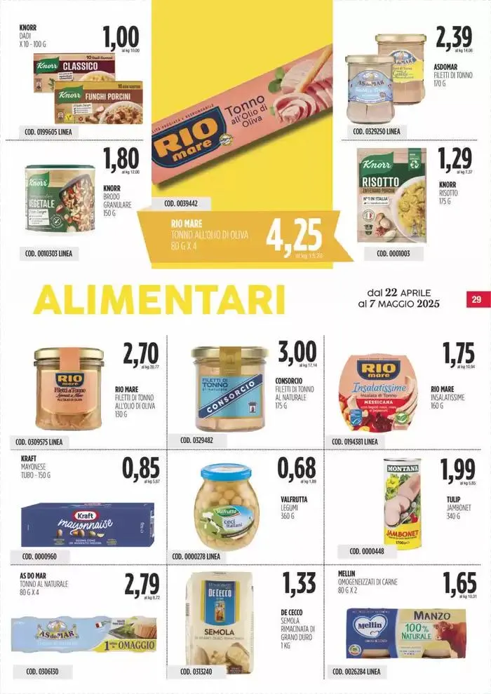 Offerte Carico Cash & Carry da 22 aprile a 7 maggio di 2025 - Pagina del volantino 29