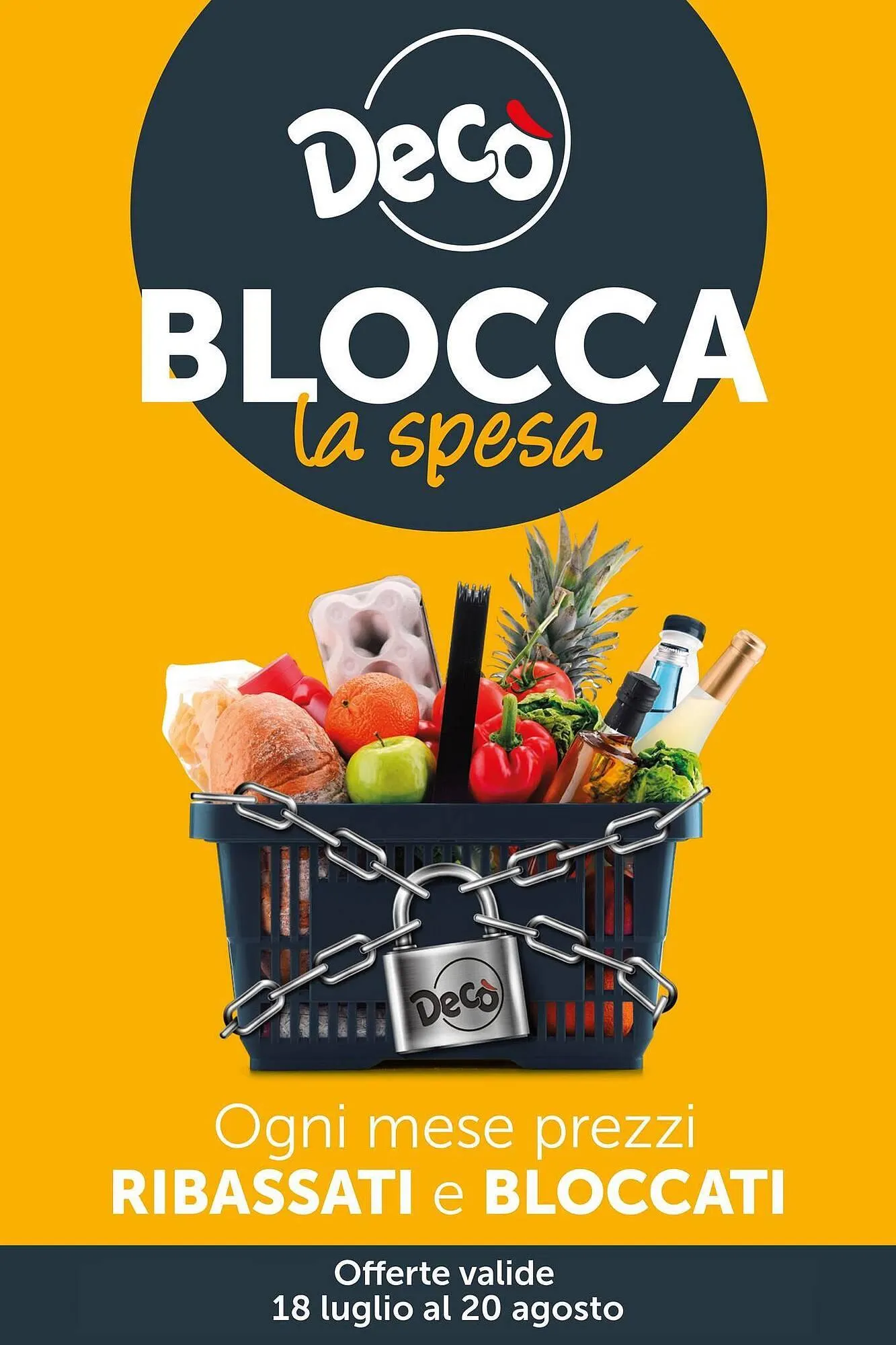 Volantino Deco Supermercati da 18 luglio a 20 agosto di 2025 - Pagina del volantino 1