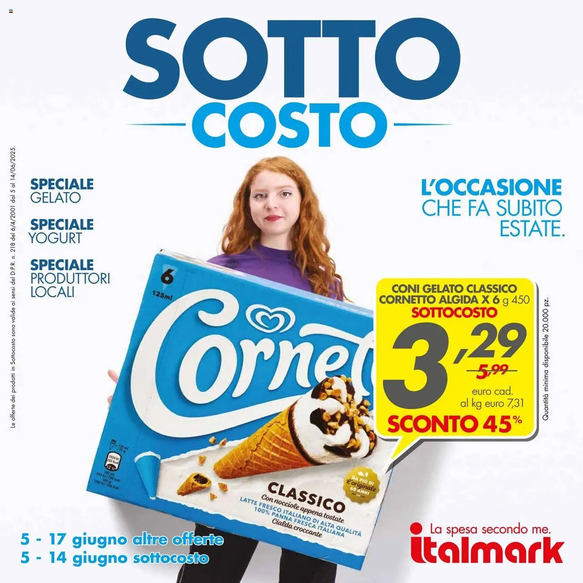Volantino Italmark da 5 giugno a 17 giugno di 2025 - Pagina del volantino 1