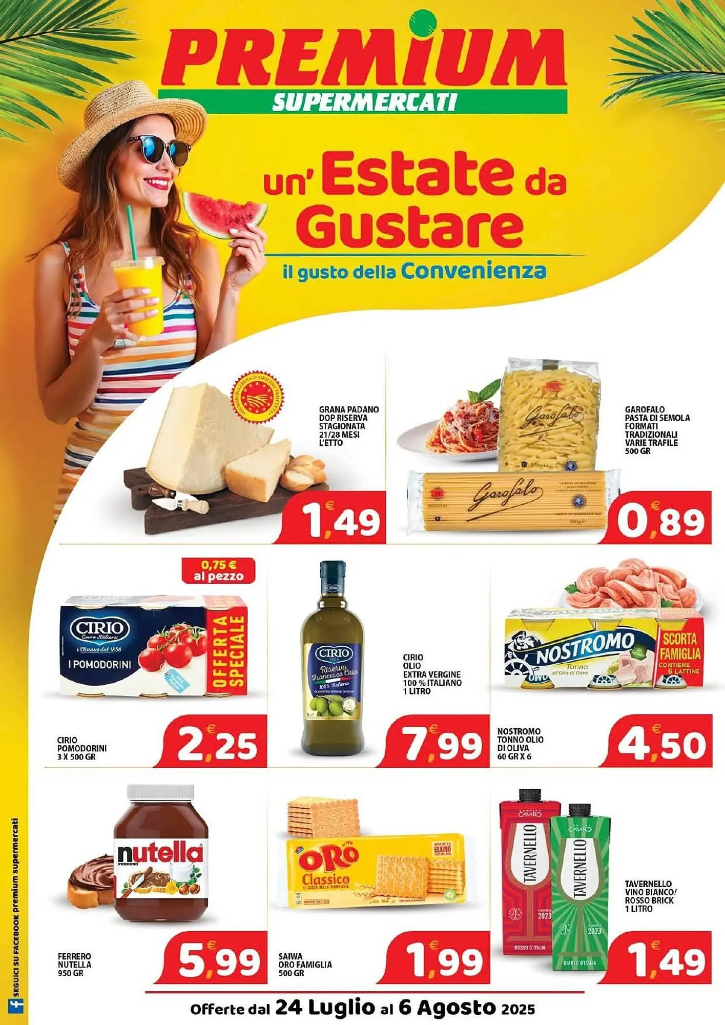 Volantino Premium Supermercati da 27 luglio a 6 agosto di 2025 - Pagina del volantino 1