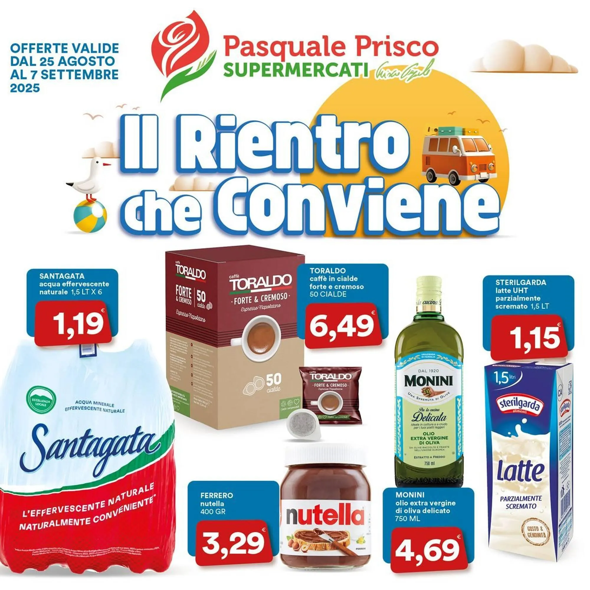 Volantino Supermercati Pasquale Prisco da 26 agosto a 7 gennaio di 2026 - Pagina del volantino 1