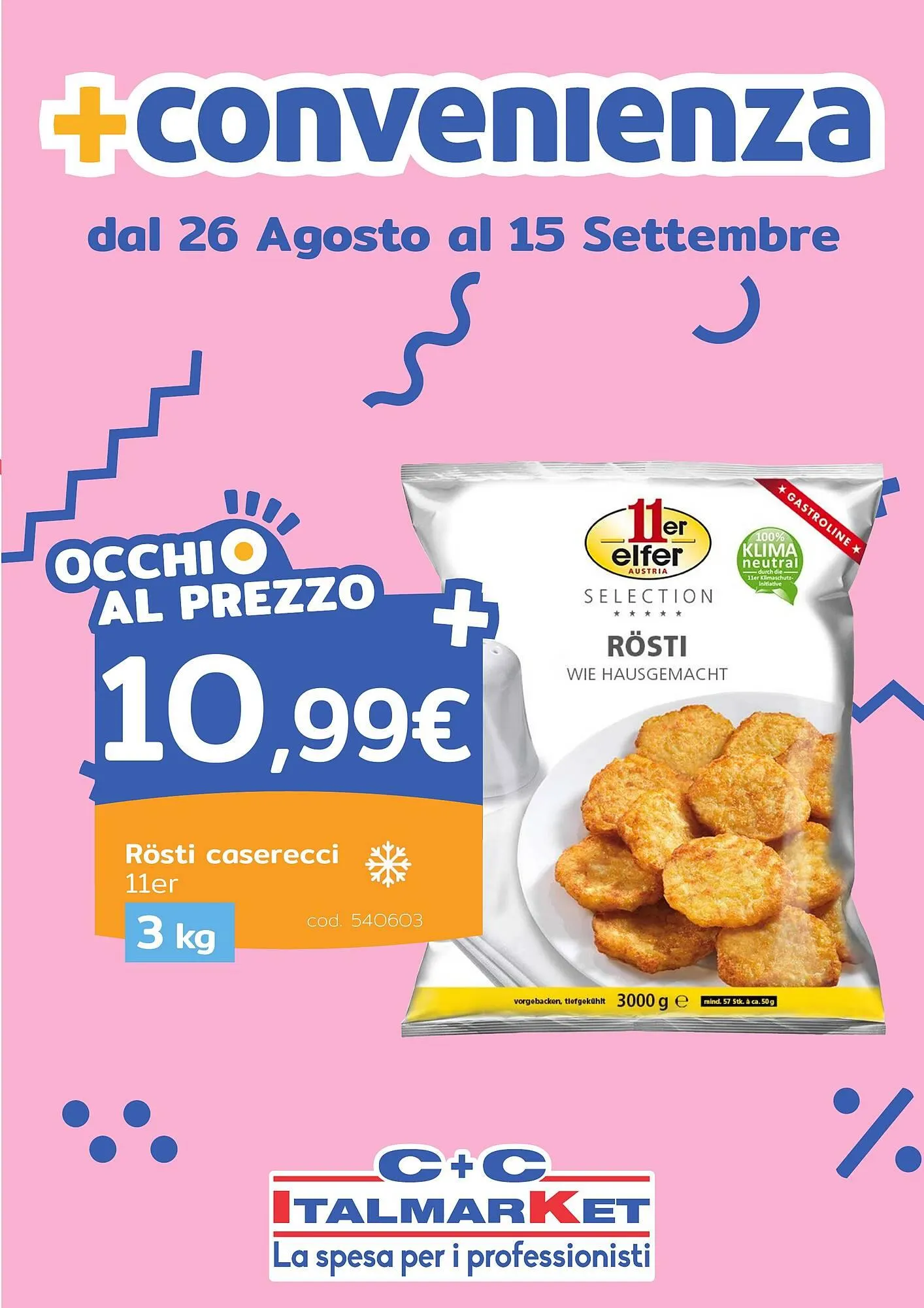 Volantino C+C Italmarket da 26 agosto a 15 settembre di 2025 - Pagina del volantino 1