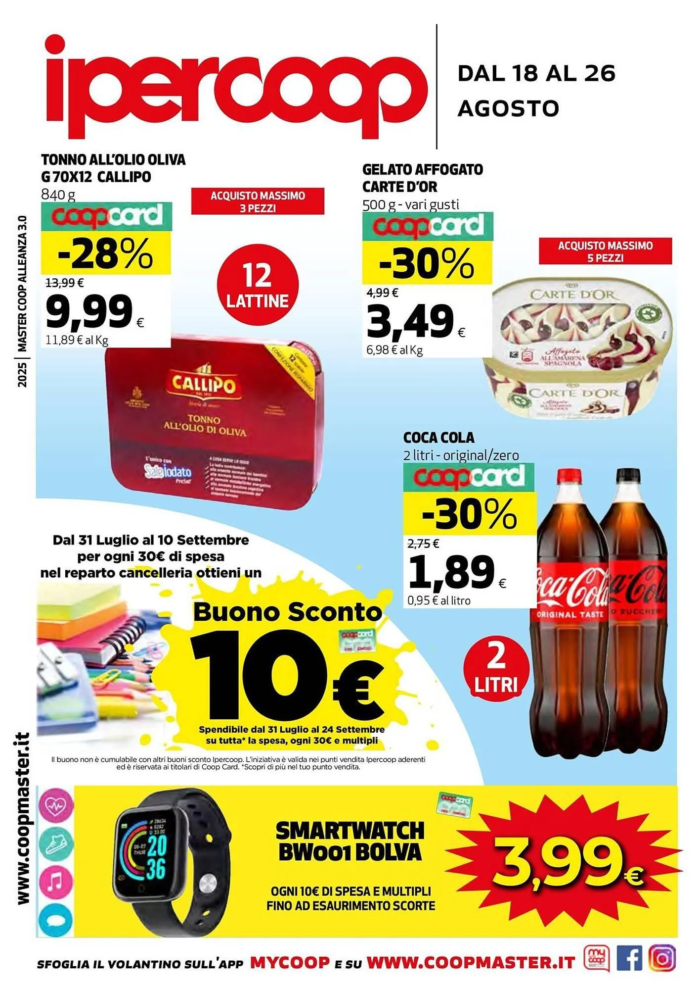 Volantino Ipercoop da 18 agosto a 26 agosto di 2025 - Pagina del volantino 1