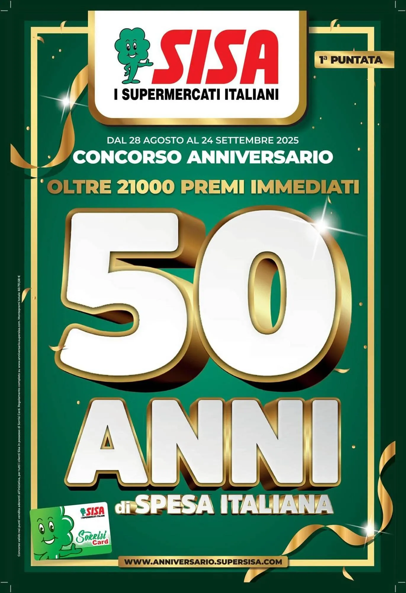 Volantino Sisa da 28 agosto a 24 settembre di 2025 - Pagina del volantino 1
