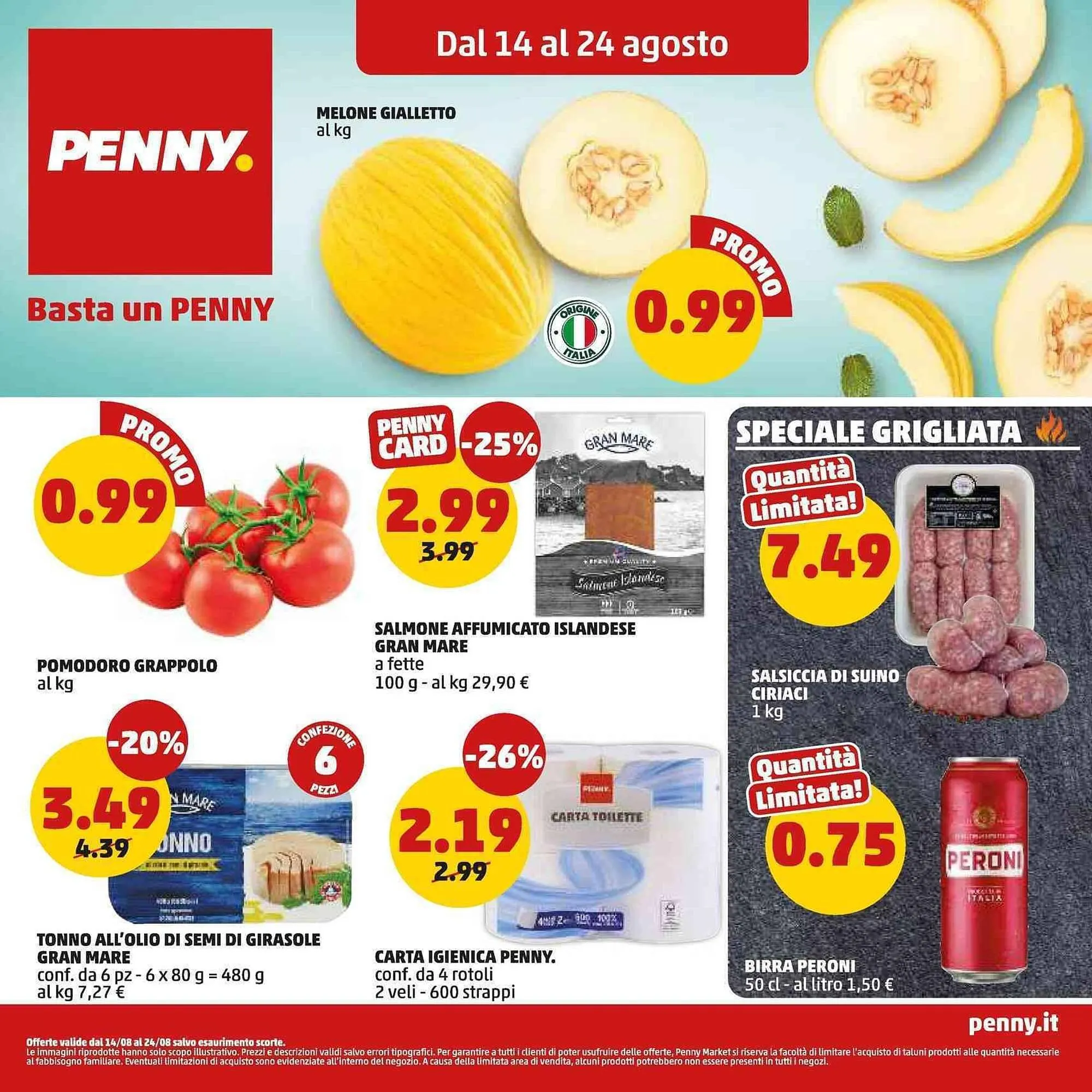 Volantino PENNY da 14 agosto a 24 agosto di 2025 - Pagina del volantino 1