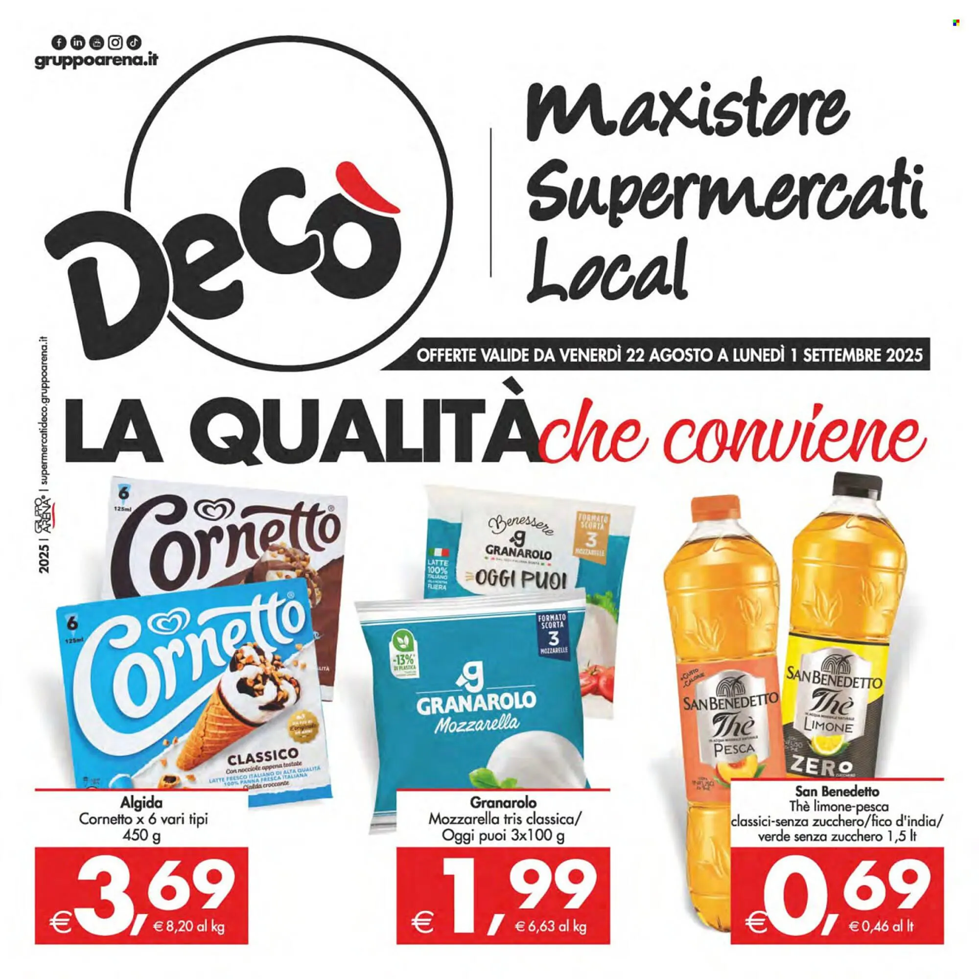 Volantino Deco Supermercati da 22 agosto a 1 settembre di 2025 - Pagina del volantino 1